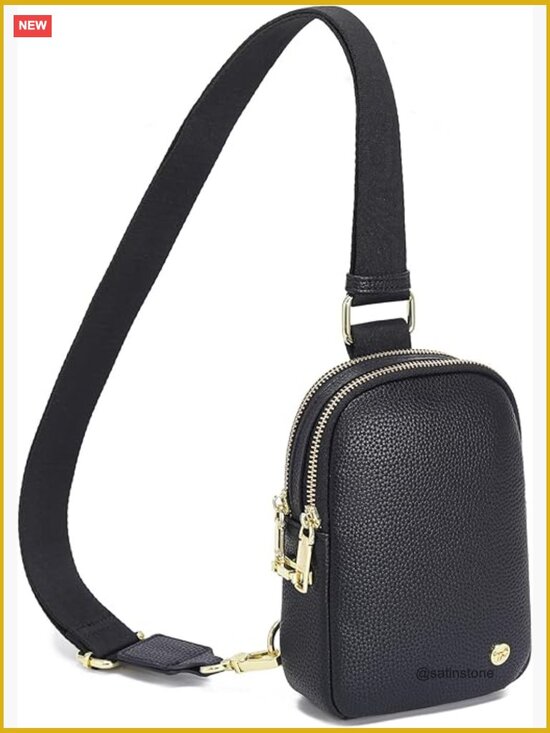 Handbags - Anti Theft Crossbody Bag with RFID Blocking, Vegan Leather Sling Purse